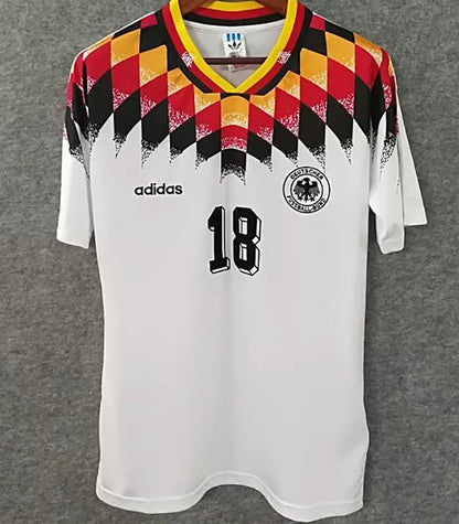 Retro Germany 1994 Home Football Jersey