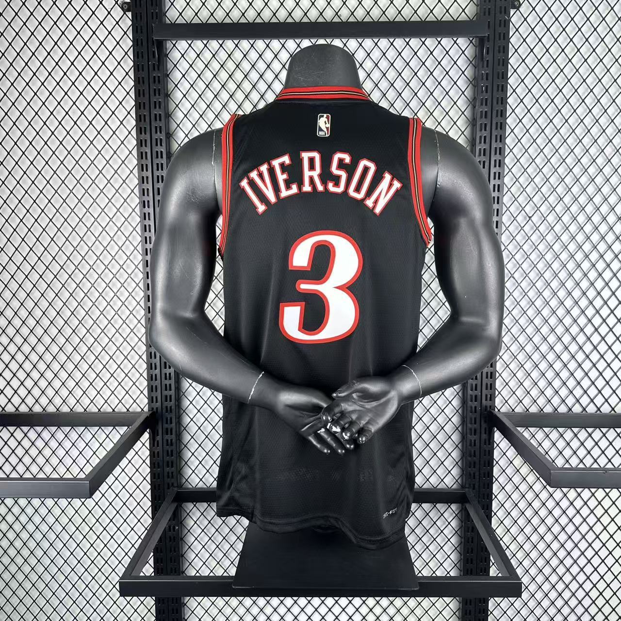 Philadelphia 76ers Retro Black #3 IVERSON NBA Season Jerseys 2026