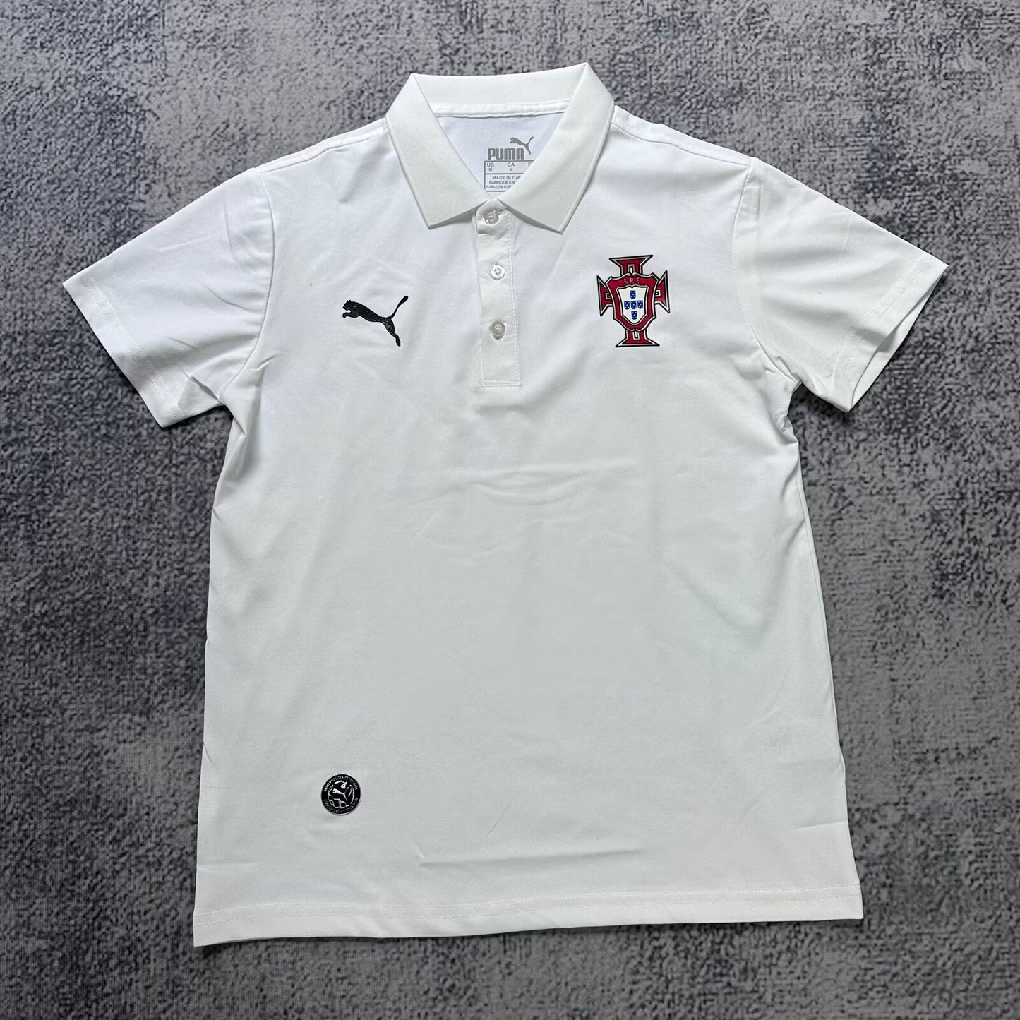 Portugal POLO T-shirt Black Grey White Blue Jersey