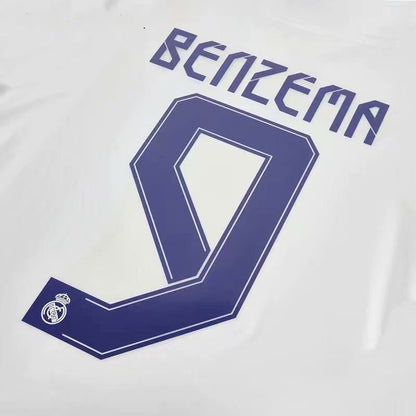 Real Madrid 2021/2022 Home Long Sleeve Fan Version Football Jersey