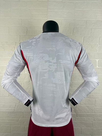 England 2026/2027 Home Long Sleeve Player Version Football Jersey