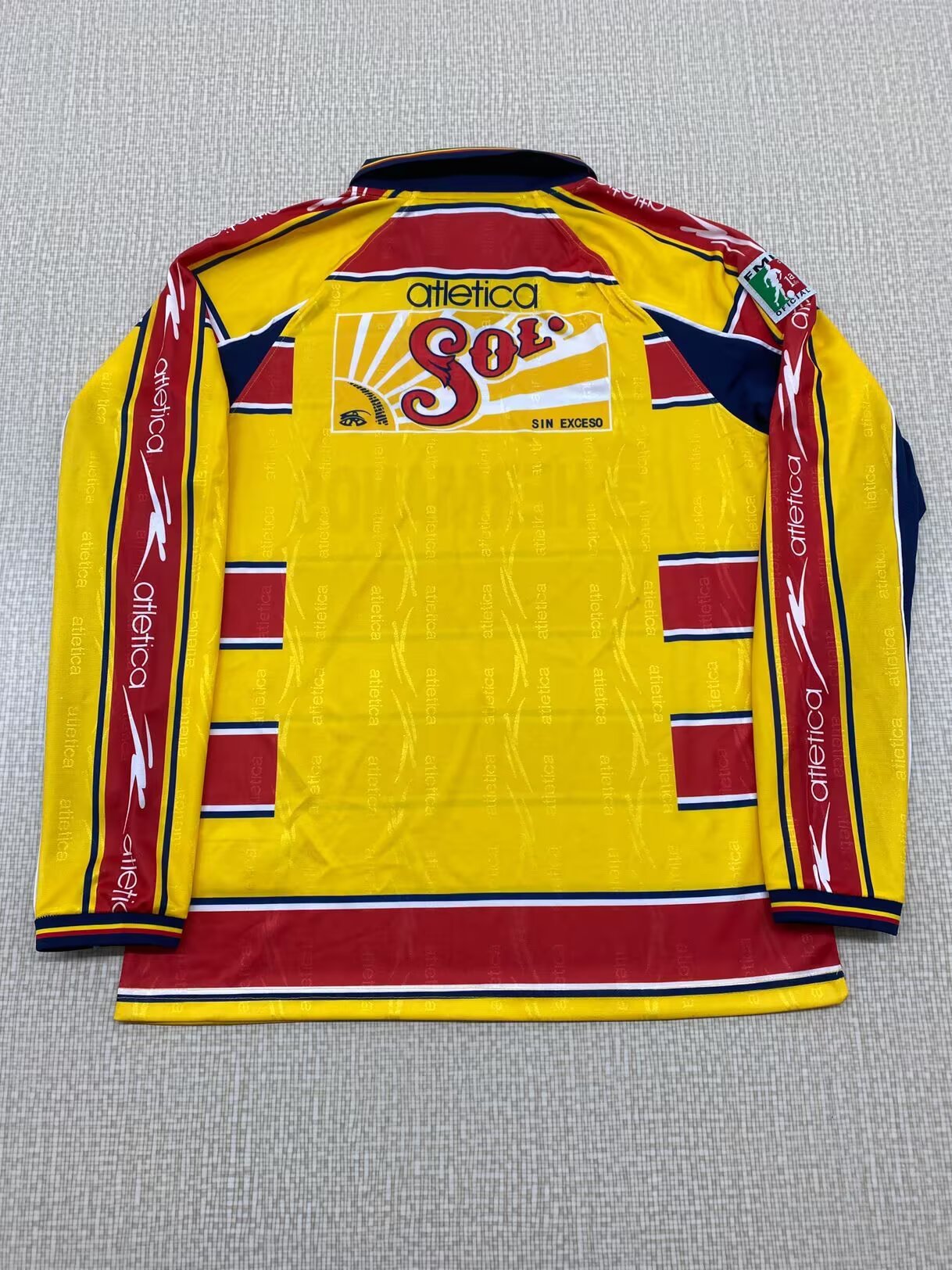 Retro Atlético Monarcas Morelia 1999/2000 Away Long Sleeve Football Jersey