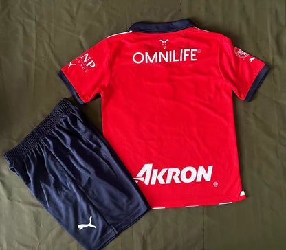 chivas 2023/2024 Kids Home Football Jersey