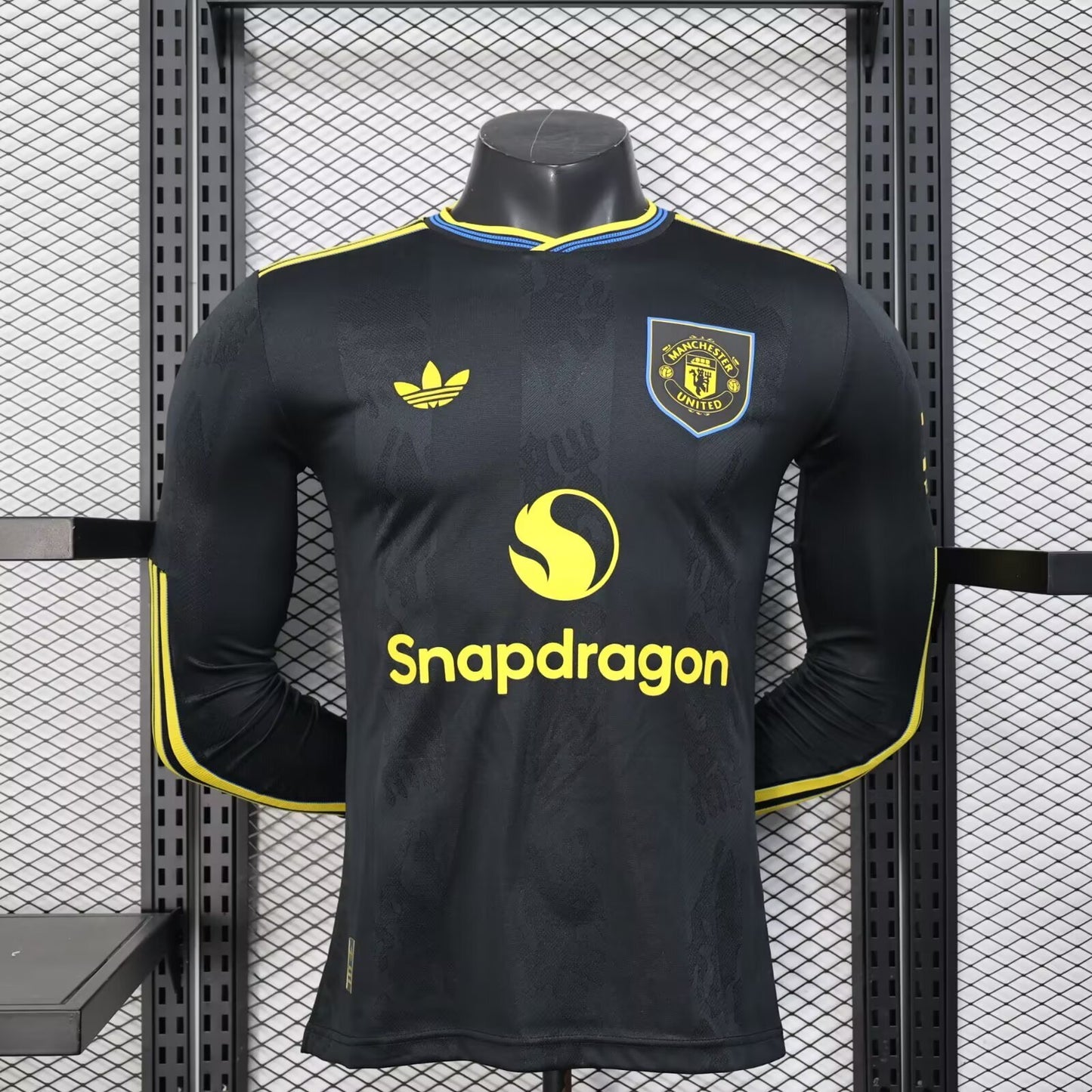 Manchester United 2024/2025 Third Long Sleeve Player Version Football Jersey