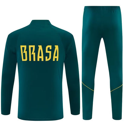 Brazil Training Tracksuit Green (Kids And Man 10-2XL) 2026-2027