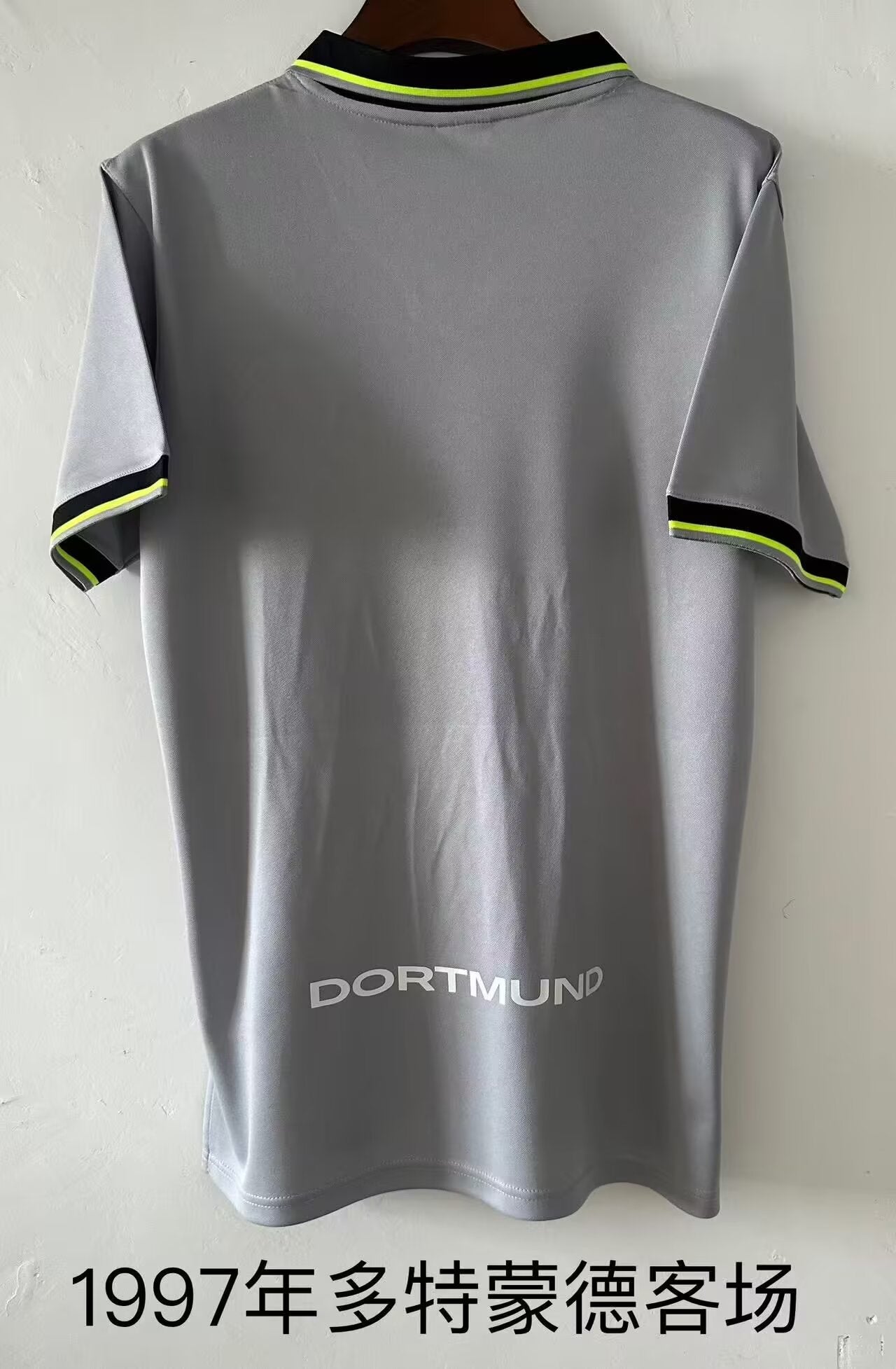Retro Borussia Dortmund 1997 Away Fan Version Football Jersey
