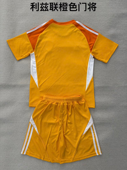 Leeds United 2025/2026 Kids Goalkeeper Fan Version Football Jersey