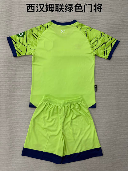 West Ham United 2025/2026 Kids Goalkeeper Fan Version Football Jersey