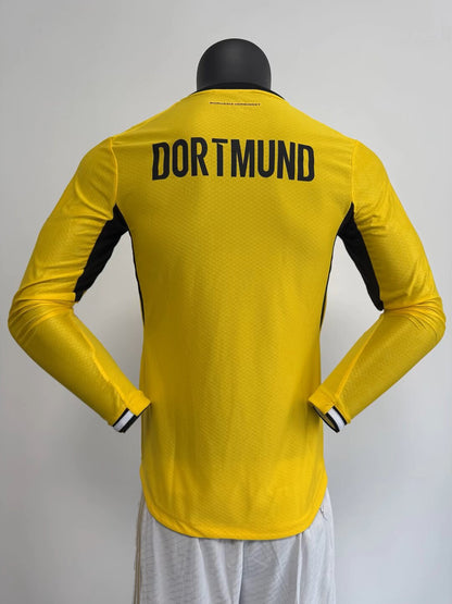 Borussia Dortmund 2026/2027 Home Long Sleeve Player Version Football Jersey