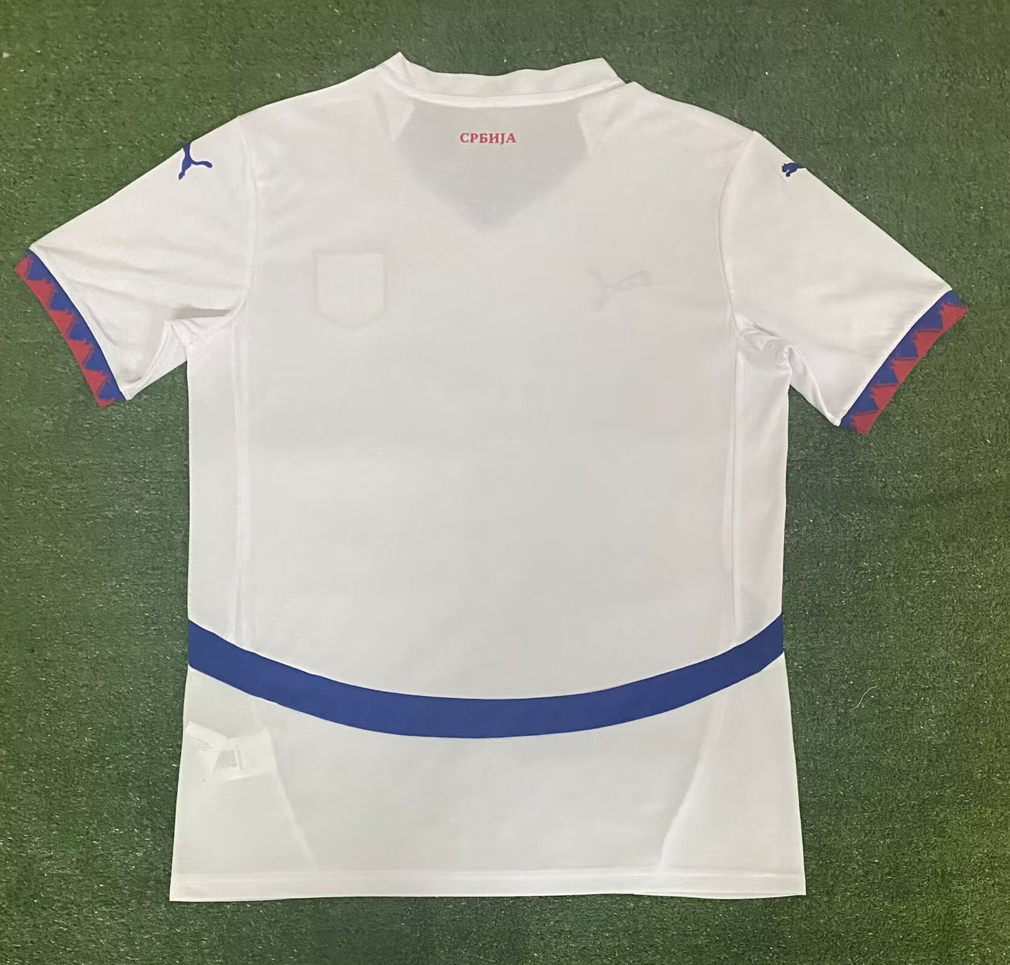 Serbia 2024/2025 Away Fan Version Football Jersey