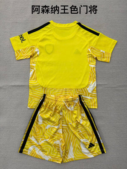 Arsenal 2026/2027 Kids Goalkeeper Fan Version Football Jersey