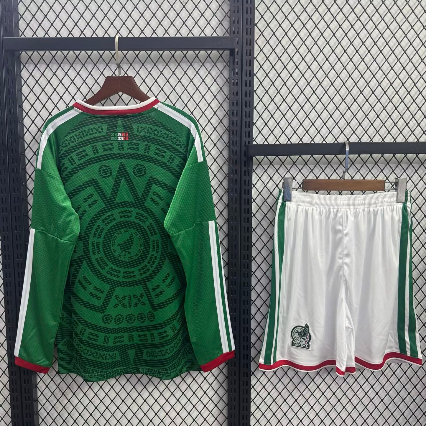 Mexico 2026/2027 Home Long Sleeve Fan Version Football Jersey