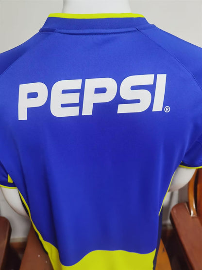 Retro Boca 2002/2003 Home Fan Version Football Jersey