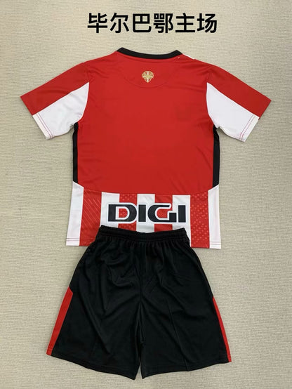 Bilbao Athletic Club 2024/2025 Kids Home Football Jersey
