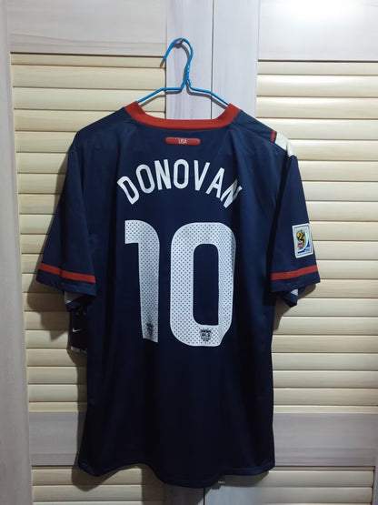 Retro USA 2010 Away Fan Version Football Jersey