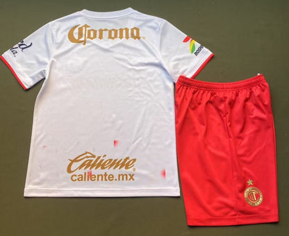 Toluca 2025/2026 Kids Away Fan Version Football Jersey