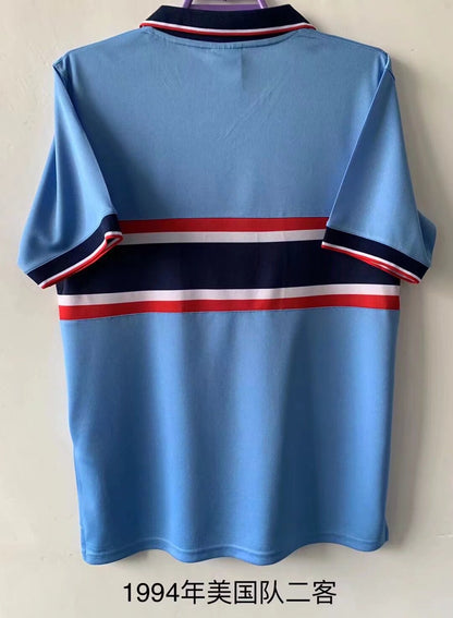 Retro USA 1994 Away Fan Version Football Jersey