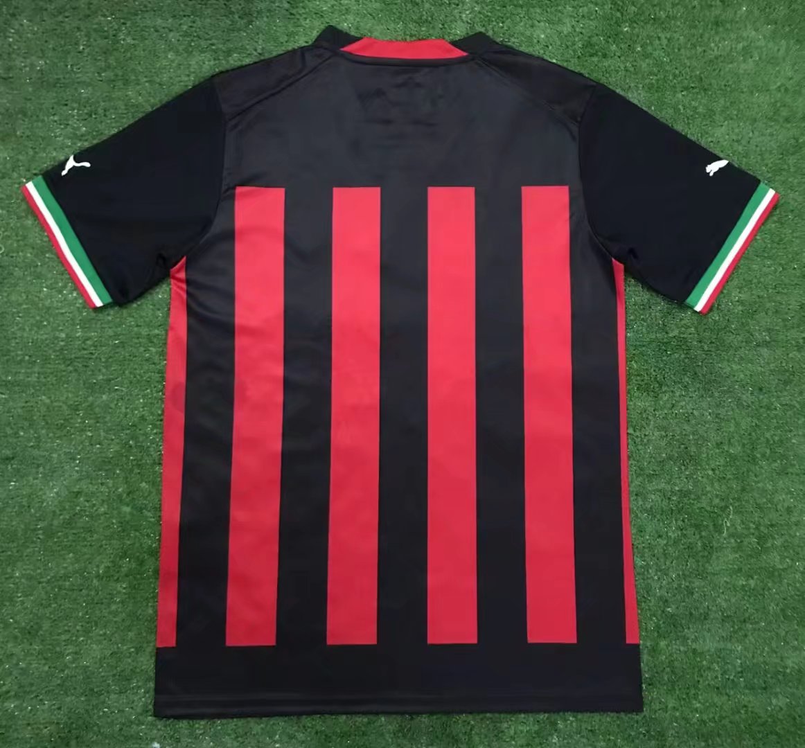 AC Milan 2022/2023 Home Fan Version Football Jersey