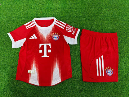 Bayern Munich 2025/2026 Kids Home Player Version Football Jersey