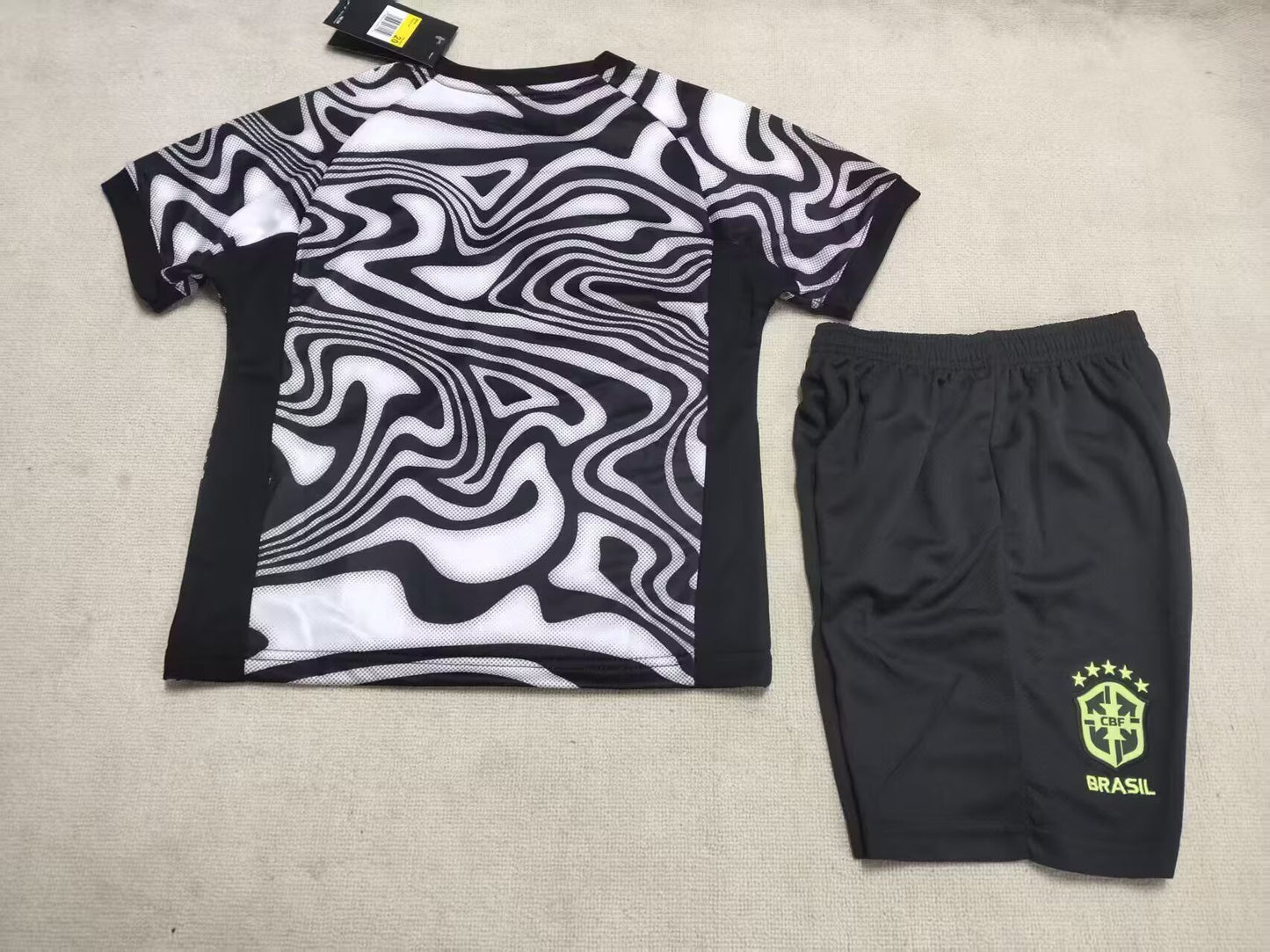Brazil 2026/2027 Kids Goalkeeper Fan Version Football Jersey