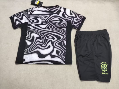 Brazil 2026/2027 Kids Goalkeeper Fan Version Football Jersey