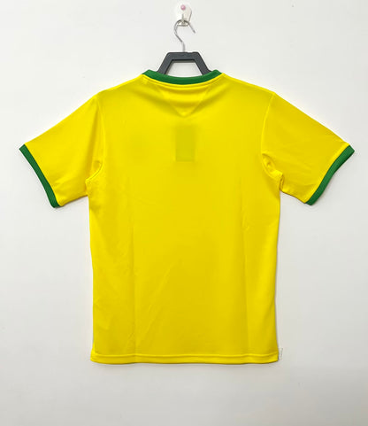 Retro Brazil 1970 Home Fan Version Football Jersey