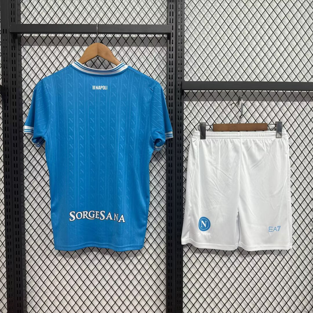 Napoli 2025/2026 Kids Home Fan Version Football Jersey