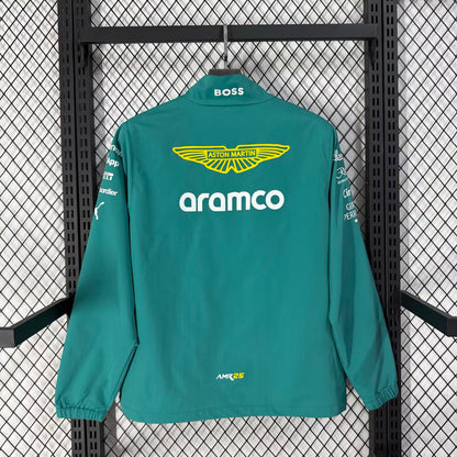 F1 Aston Martin Windbreaker Green Jersey 2026-2027