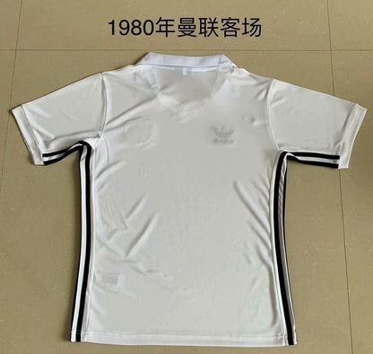 Retro Manchester united 1980 Away Football Jersey