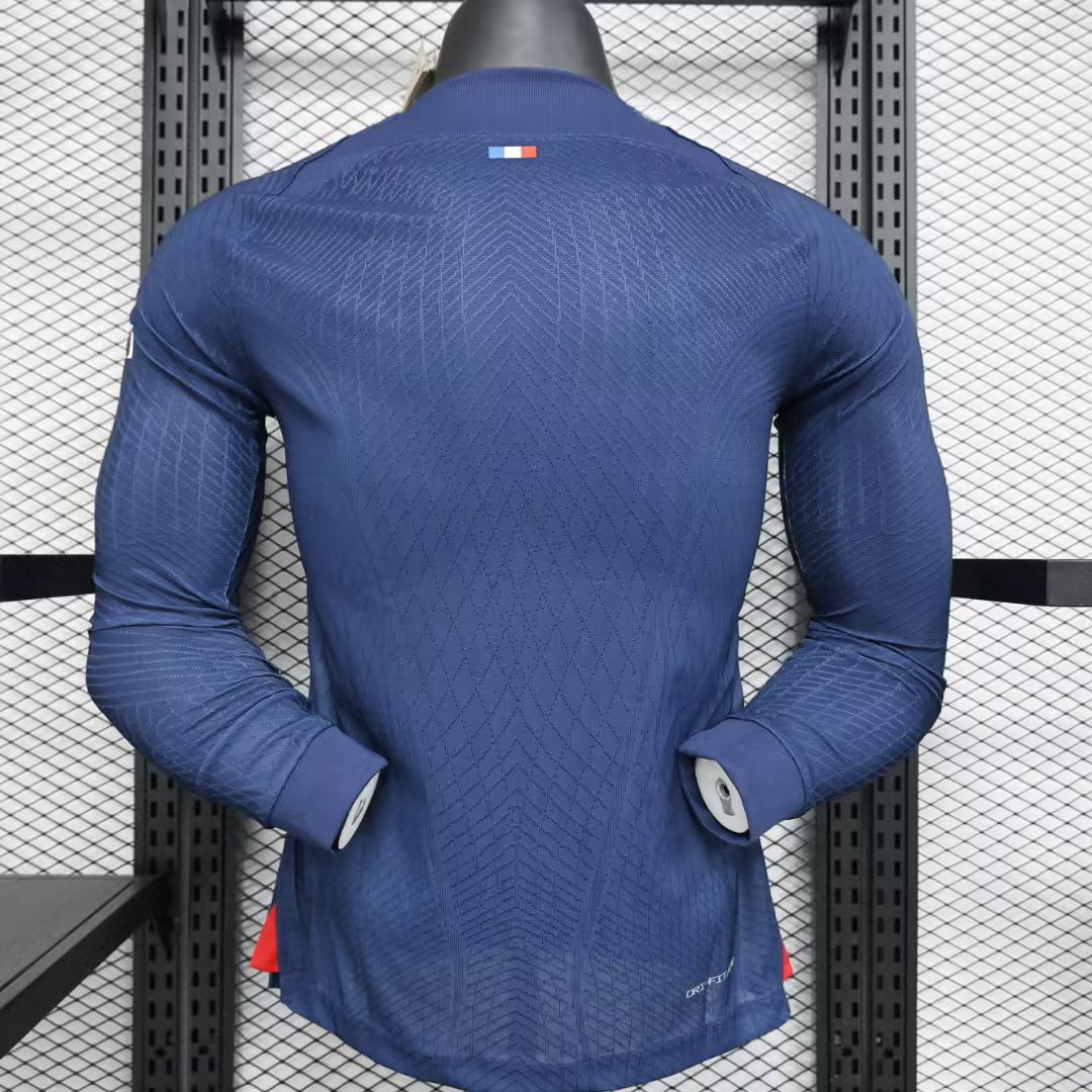 PSG Paris 2023/2024 Home Long Sleeve Player Version Football Jersey