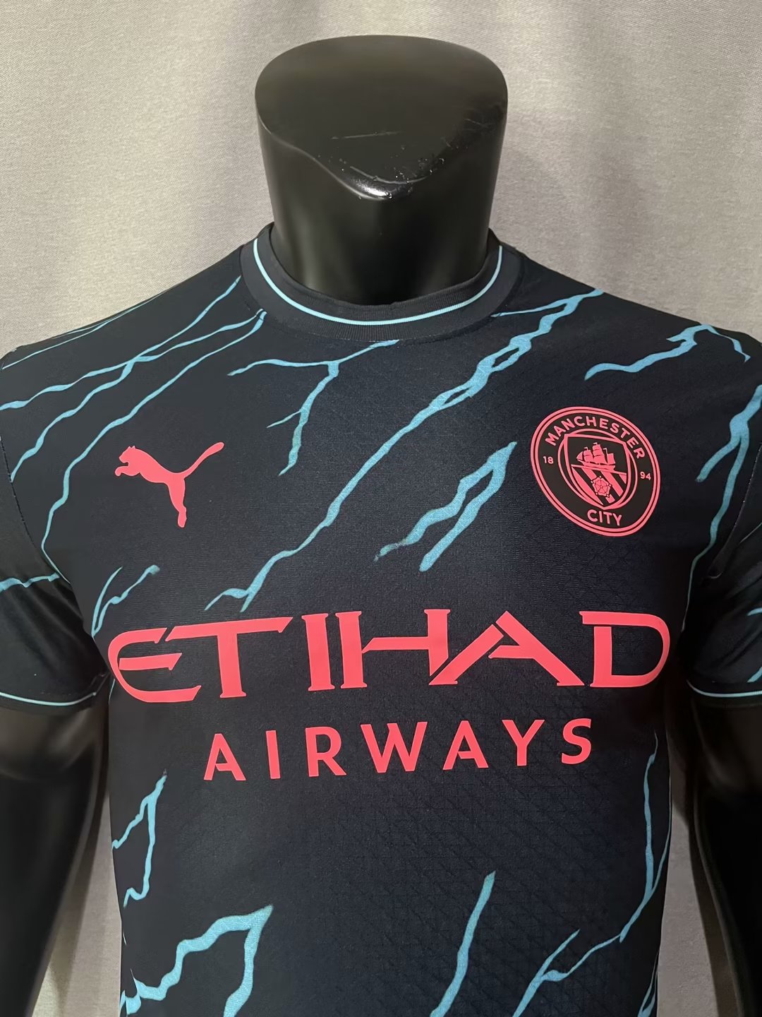 Manchester City 2023/2024 Third Away Player Version Football Jersey
