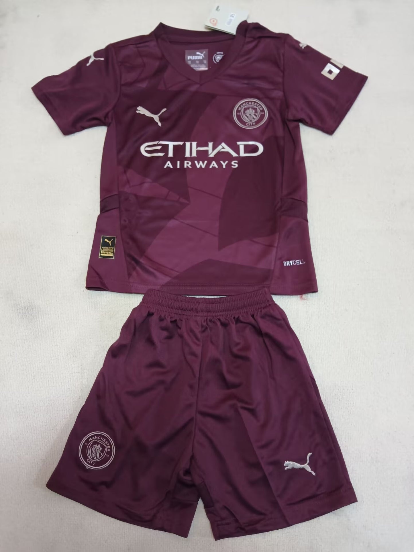 Manchester City 2024/2025 Kids Third Away Football Jersey