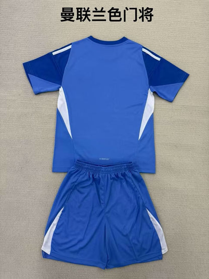 Manchester United 2025/2026 Kids Goalkeeper Fan Version Football Jersey