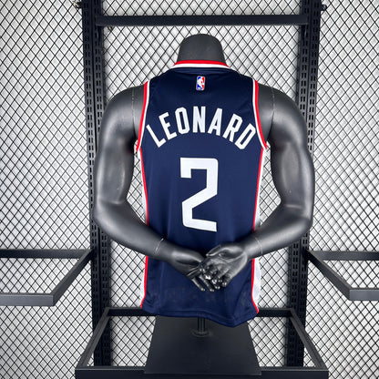 Los Angeles Clippers City Blue #2 LRONARD NBA Season Jerseys 2019
