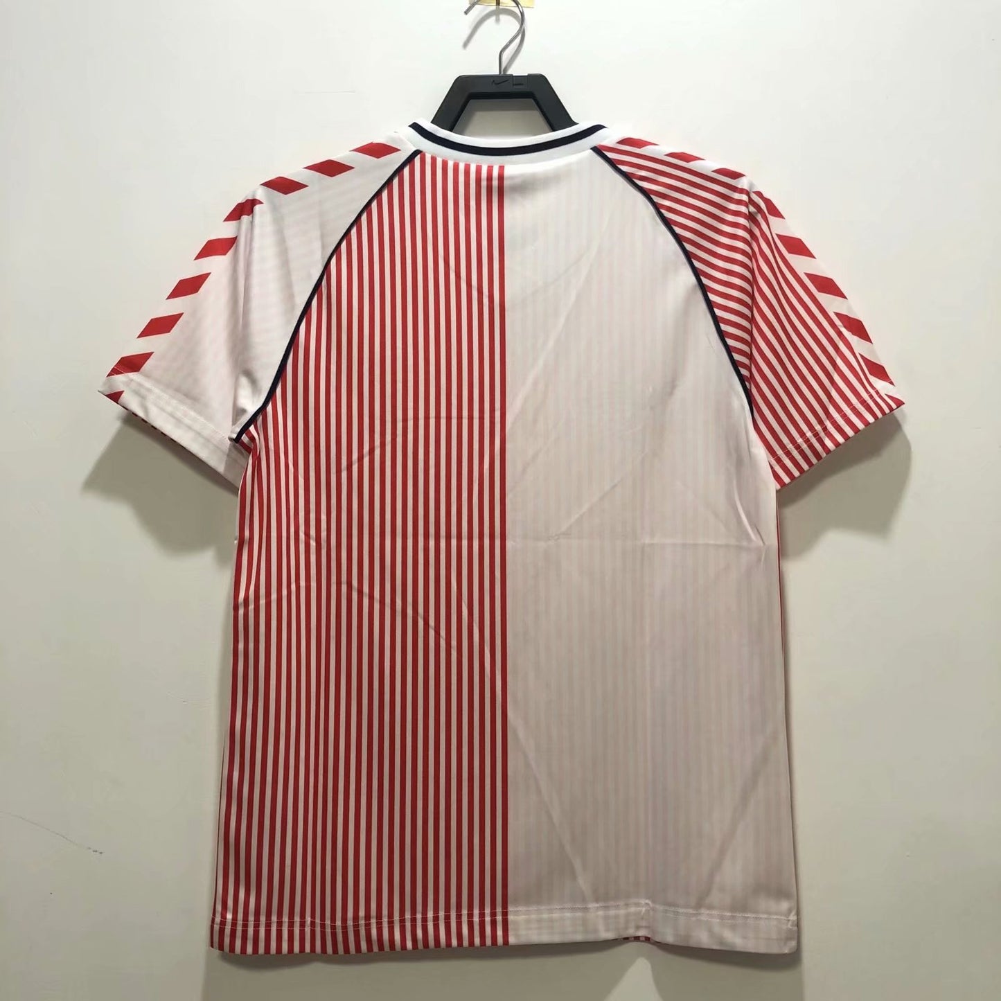 Denmark 1986 Away Fan Version Football Jersey
