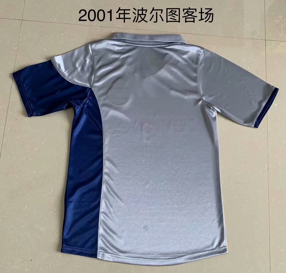 Retro Porto 2001 Away Football Jersey