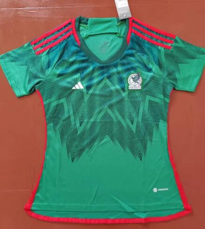 Mexico 2022/2023 Women Home Fan Version Football Jersey
