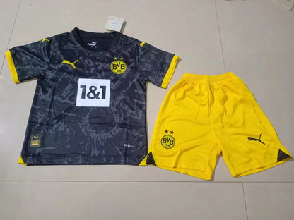 Borussia Dortmund 2023/2024 Kids Away Football Jersey
