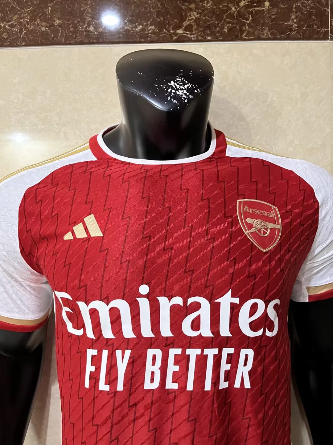 Arsenal 2023/2024 Home Player Version Football Jersey