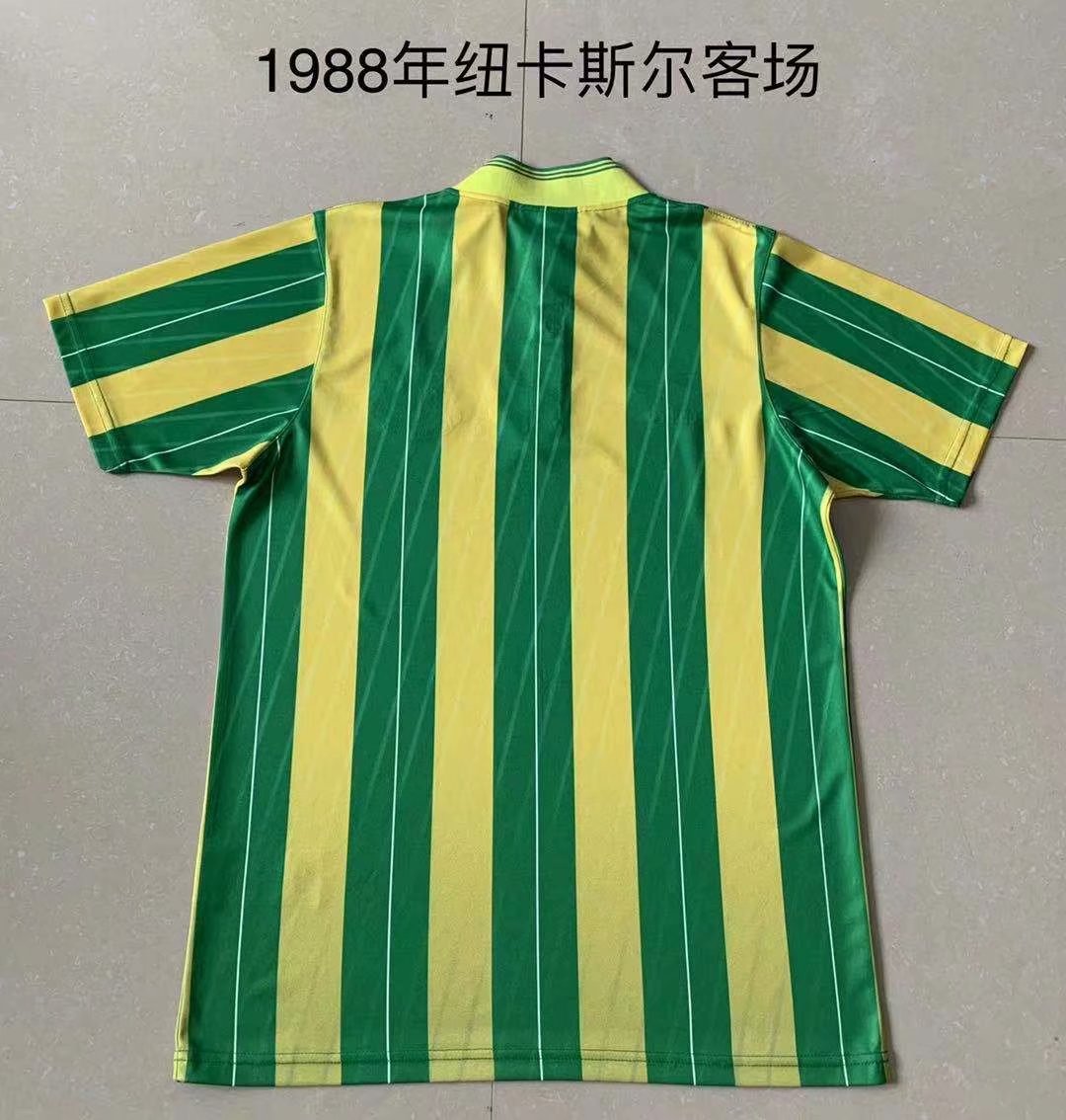 Retro Newcastle United 1988 Away Fan Version Football Jersey