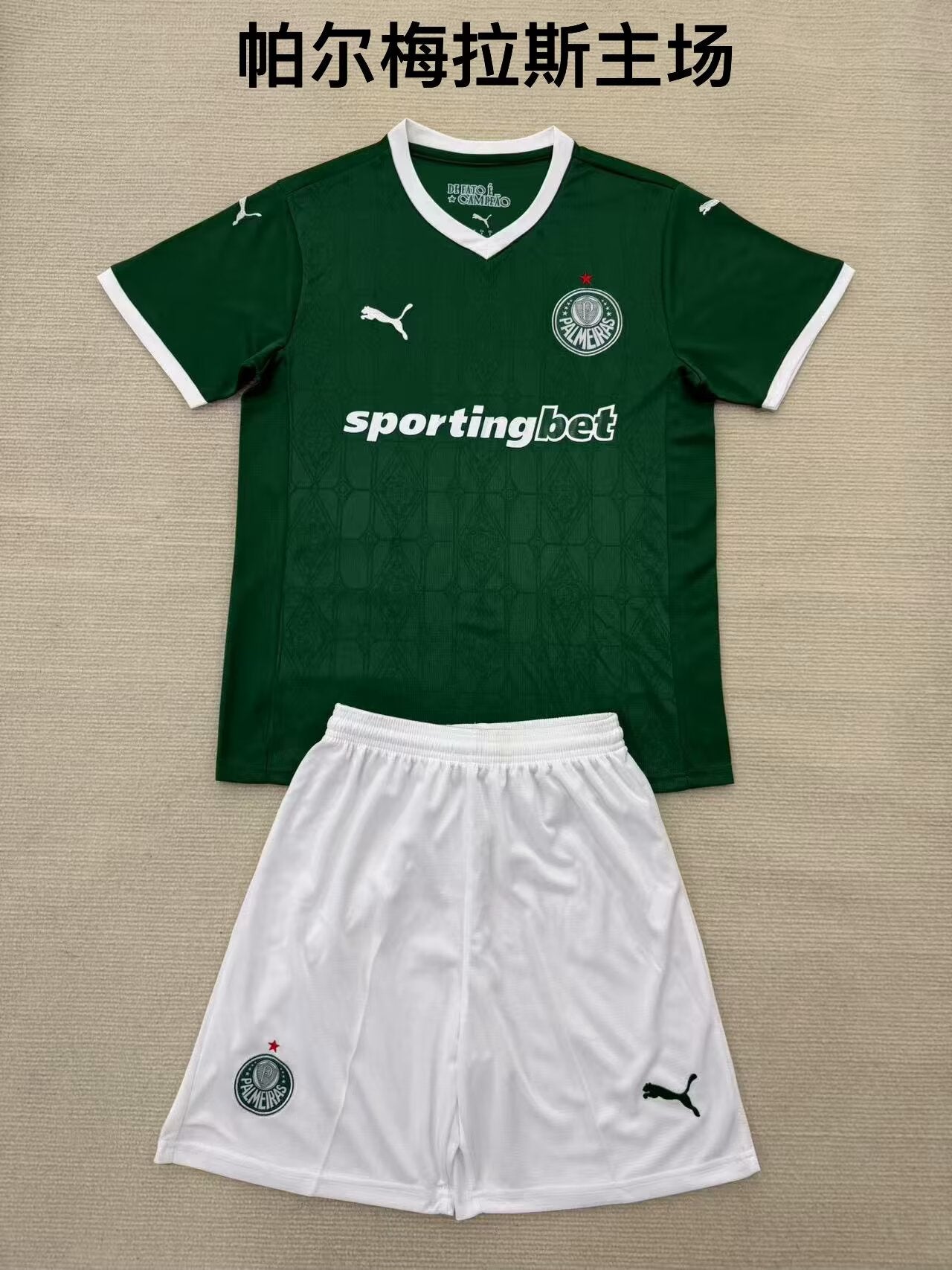 Palmeiras 2025/2026 Kids Home Fan Version Football Jersey