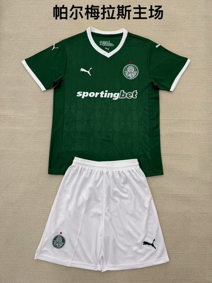 Palmeiras 2025/2026 Kids Home Fan Version Football Jersey