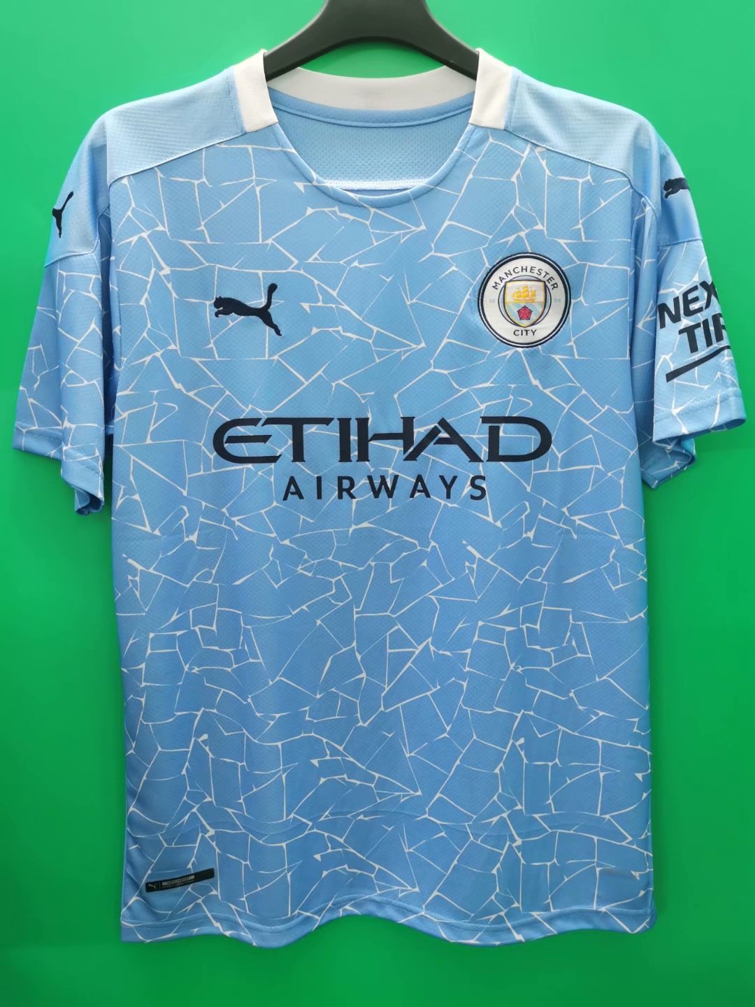 Manchester City 2020/2021 Home Fan Version Football Jersey