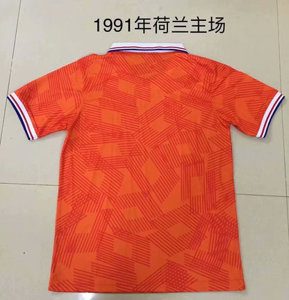 Retro Netherlands 1991 Home Football Jersey