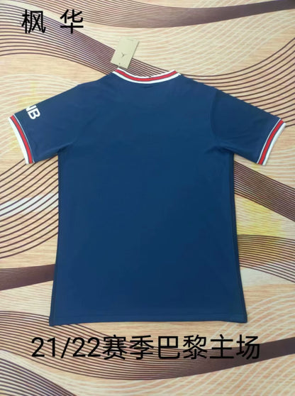 PSG Paris 2021/2022 Home Fan Version Football Jersey