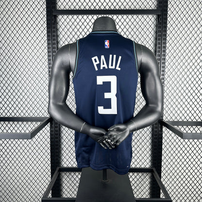 Los Angeles Clippers Blue #3 PAUL NBA Season Jerseys 2024