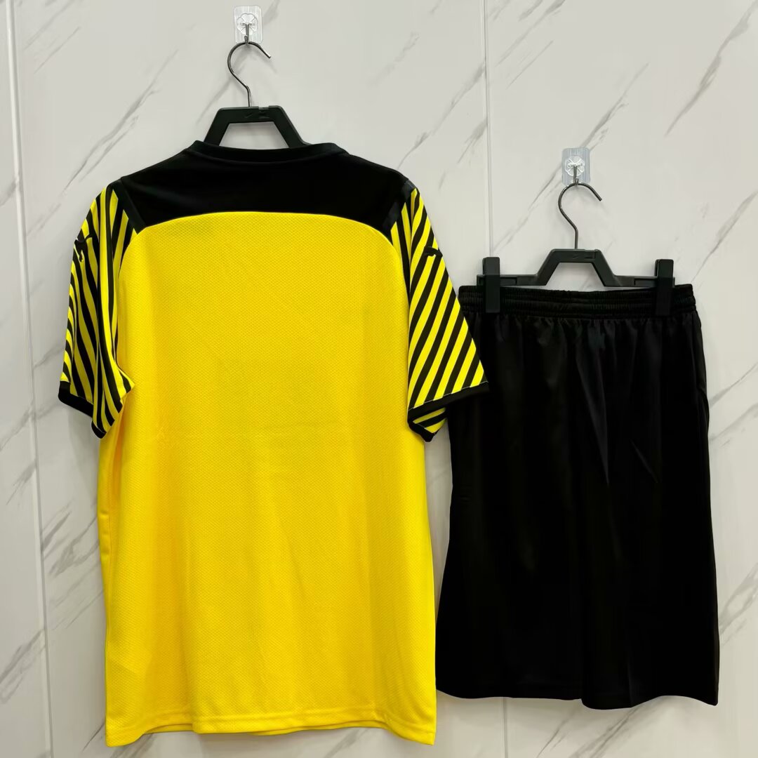 Borussia Dortmund 2021/2022 Home Fan Version Football Jersey