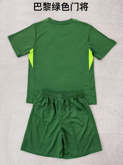 PSG Paris 2025/2026 Kids Goalkeeper Fan Version Football Jersey