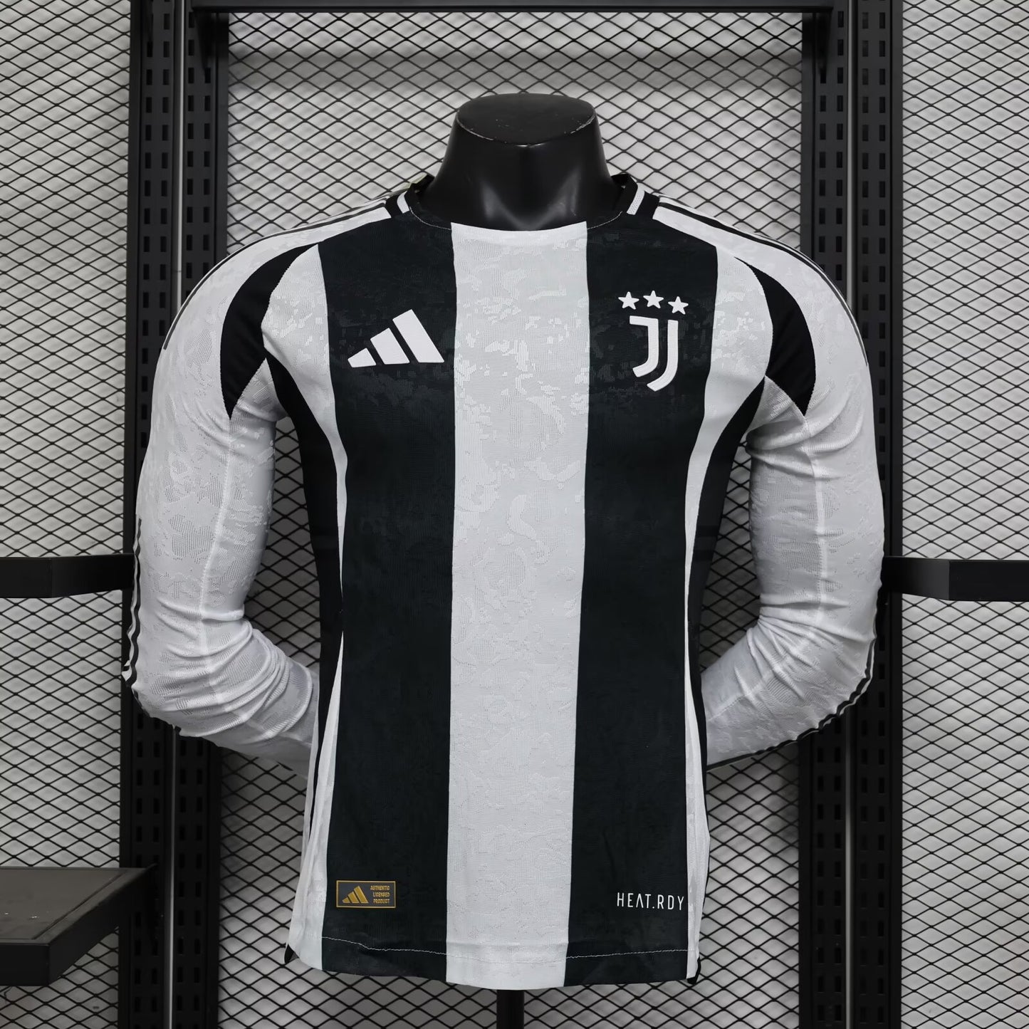Juventus 2024/2025 Home Long Sleeve Player Version Football Jersey