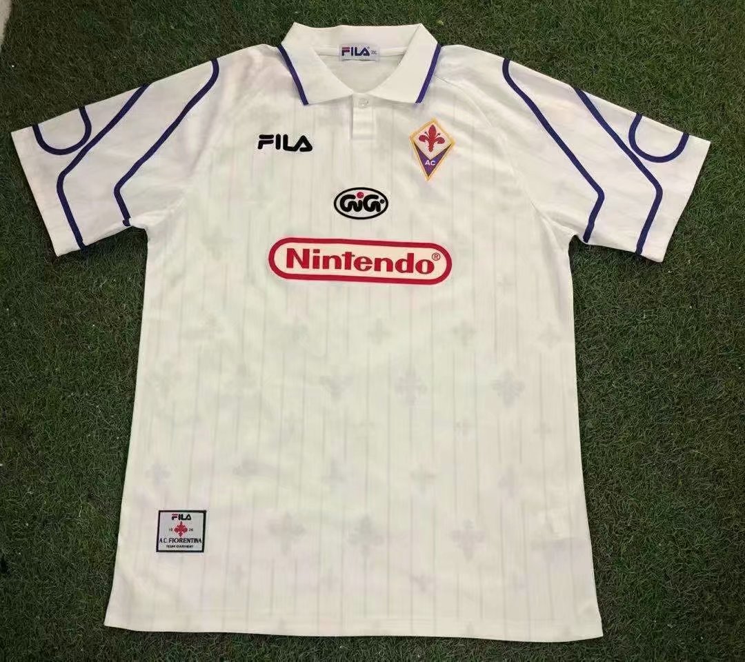 Retro Florence 1997/1998 Away Fan Version Football Jersey
